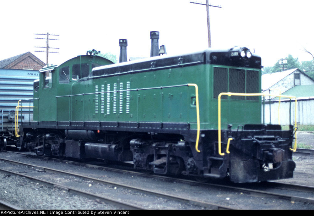 Massachusetts Central NW5 #2100 repainted but not yet lettered.